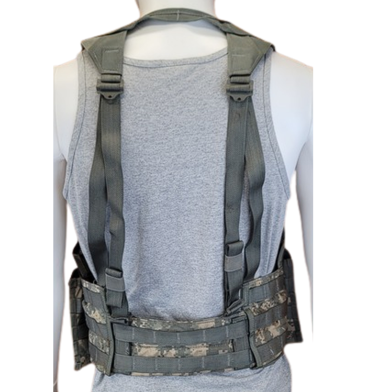 Fighting Load Carrier Vest Kit - 6pc ACU MOLLE