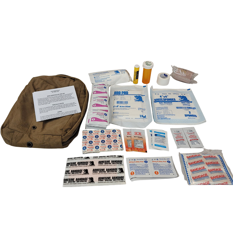 IFAK (Individual First Aid Kit) USMC - Used w/ NEW Basic Supplies