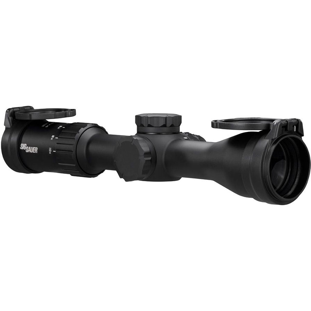 Sig Sauer - Whiskey4 2.5-10x42mm SFP Quadplex Reticle Black