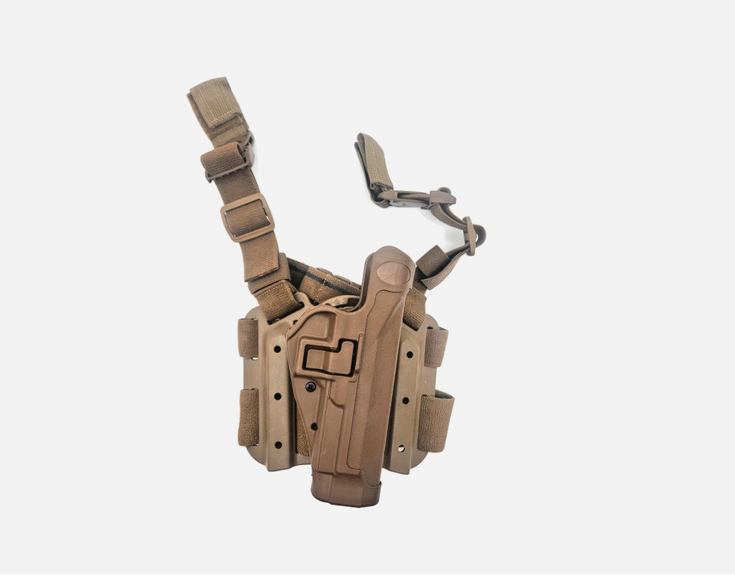 USMC Blackhawk Improved Modular Holster Beretta 92/96 Drop Leg Coyote RH