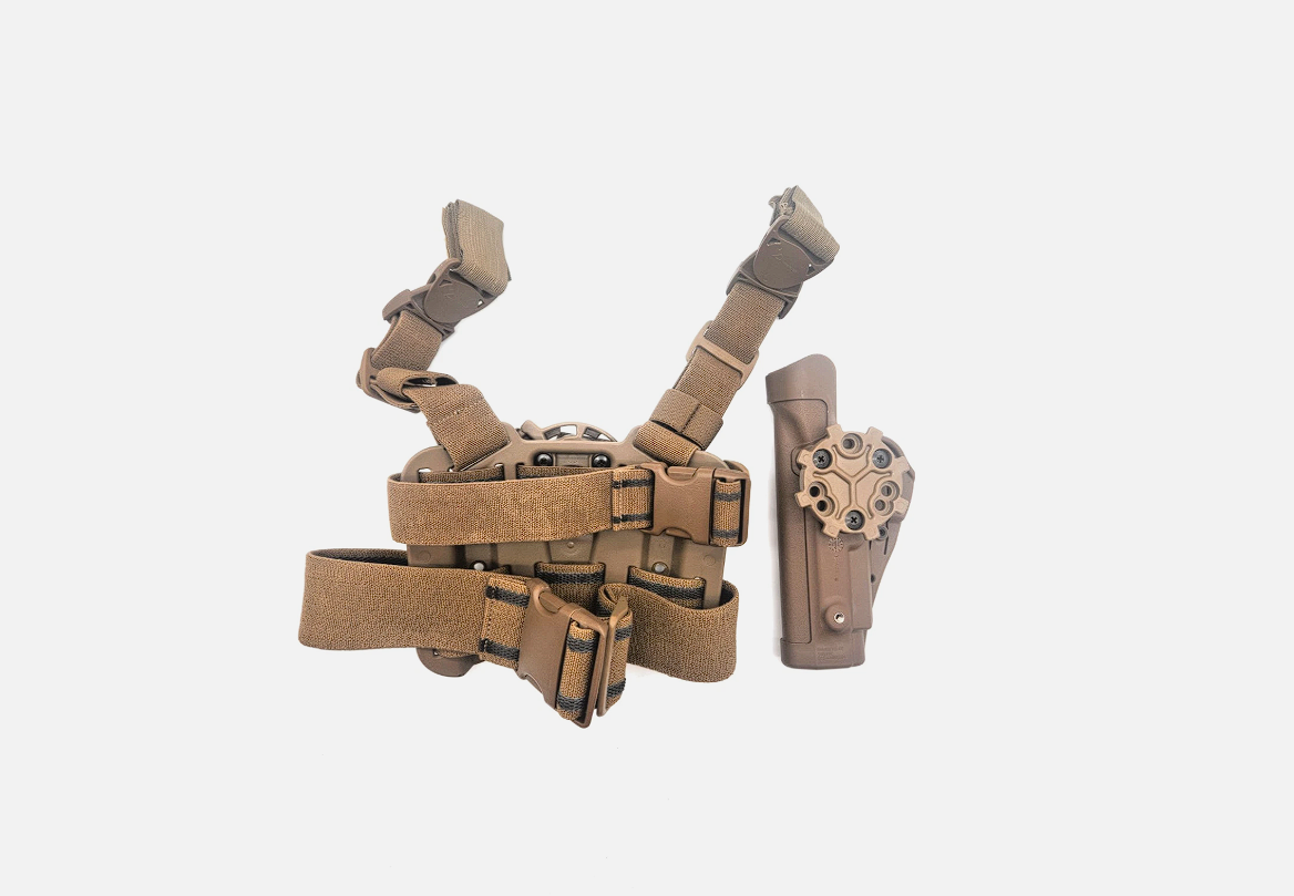 USMC Blackhawk Improved Modular Holster Beretta 92/96 Drop Leg Coyote RH