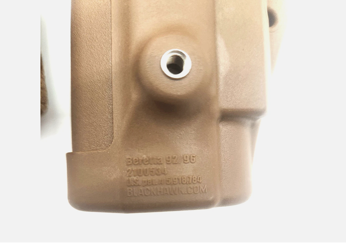 USMC Blackhawk Improved Modular Holster Beretta 92/96 Drop Leg Coyote RH