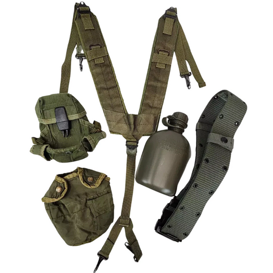 OD Green Combat Belt and Harness Kit - USGI Surplus